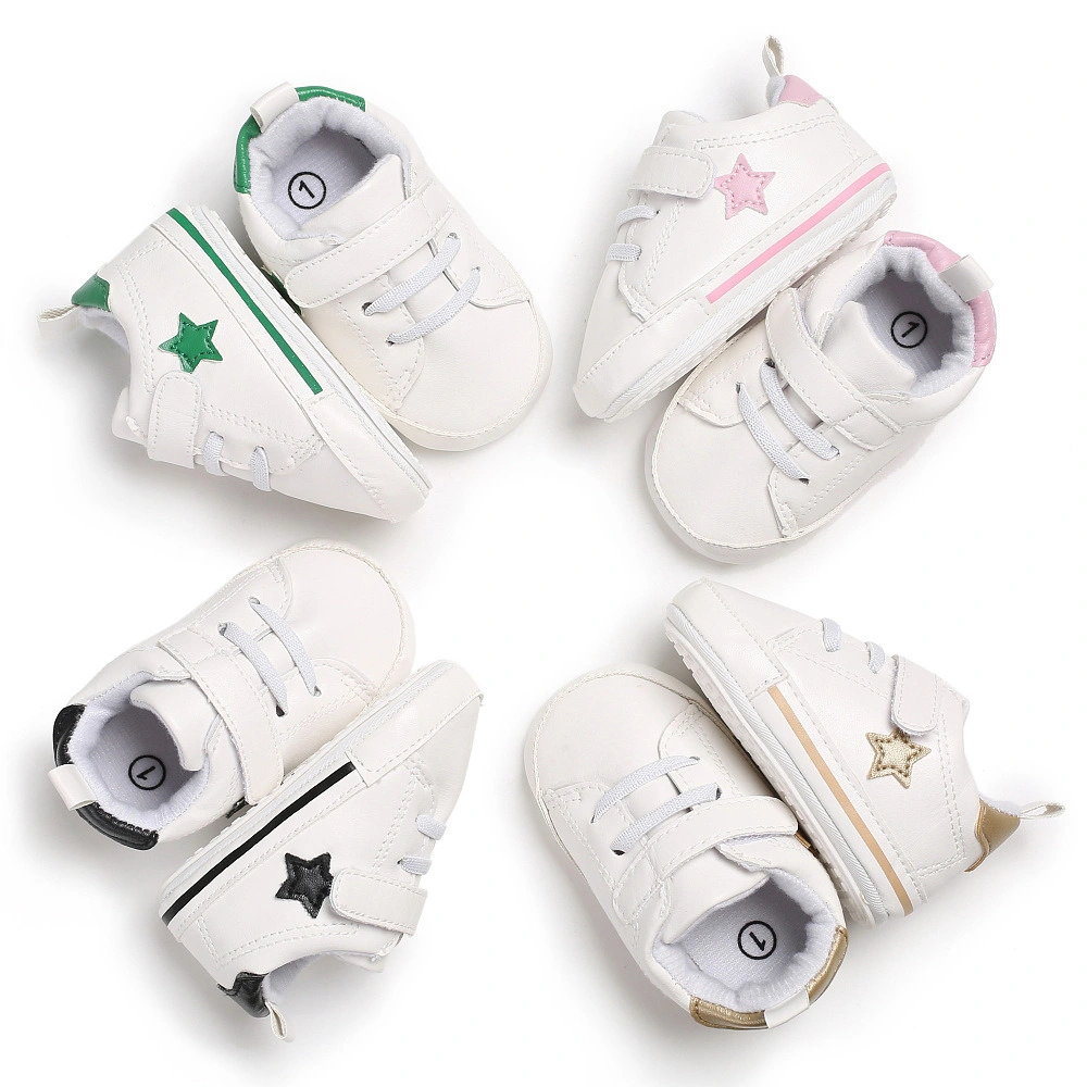 Newborn Baby Boys Premium Soft Sole Infant Pre-Walker Toddler Sneaker Shoes Esg11658