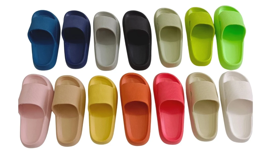 OEM EVA Slippers Flat Non-Slip Soft Shoes Indoor Home Slippers Wholesale Summer Comfortable Slides Sandals EVA Slippers for Lovers