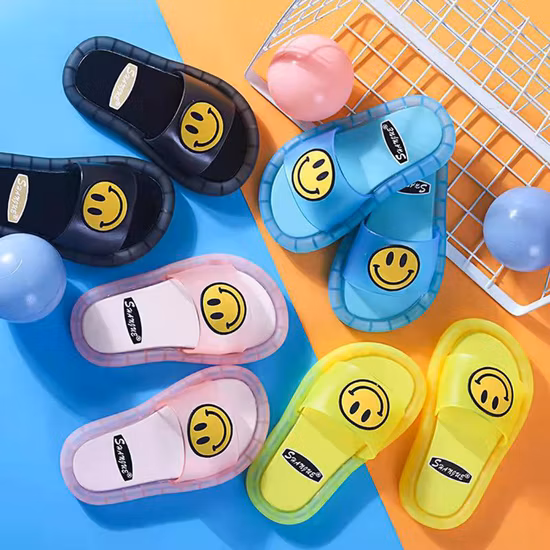 New Summer Children LED Slippers for Boys Girls Rainbow Sandals Kids Home Kids Slippers