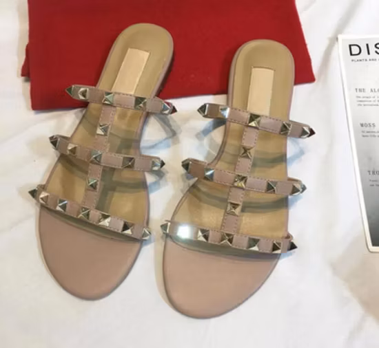 Zonxan2022luxury Summer Ladies Sandals Flat Slippers, Casual Shoes Fashion Beach Shoes Flat Sandals Women&prime; S Shoes