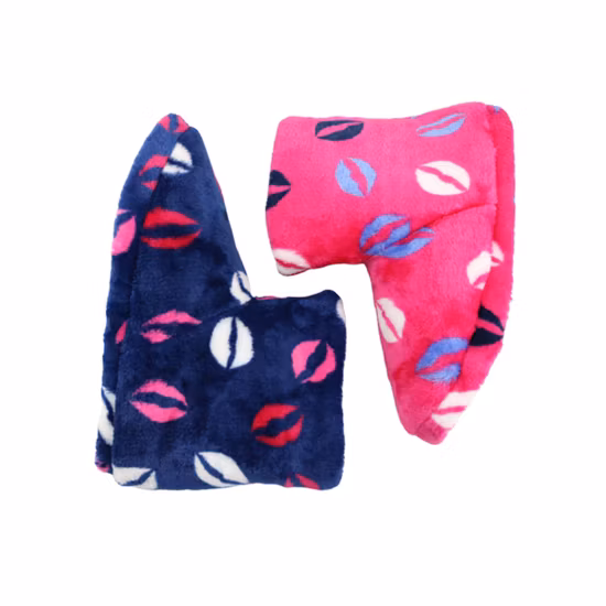 Lip Pattern Supper Soft Home Winter Warm Boots