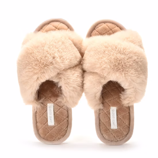 Swan Men Women Child Babies Fur Plush Toy Winter Warm Animal Slipper