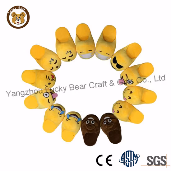 Wholesale Stuffed Animal Plush Toy Indoor Soft Slippers